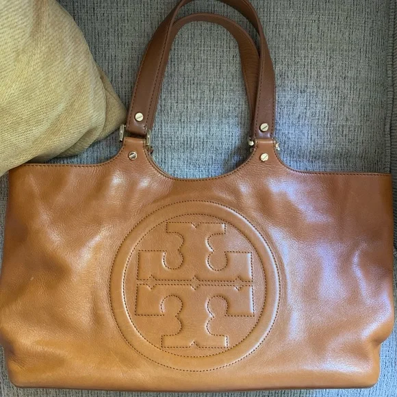 TORY BURCH COGNAC PURSE - Picture 8 of 9